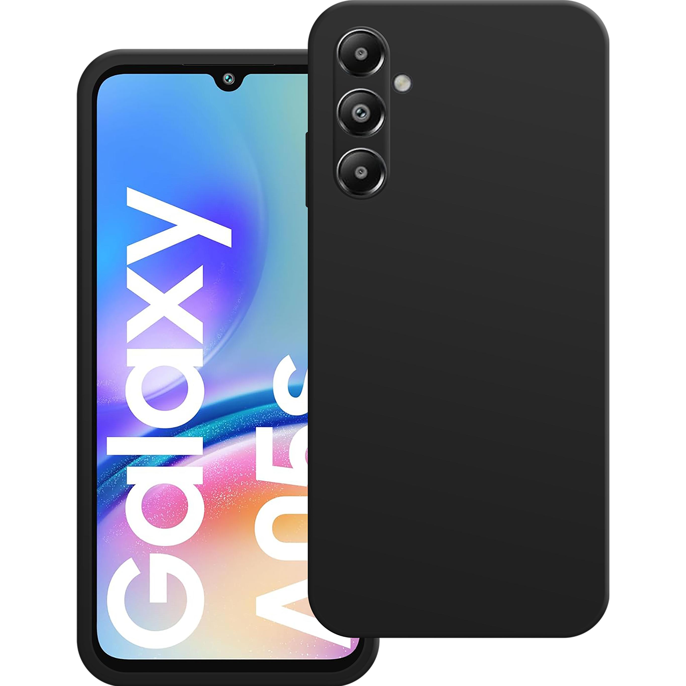 Cazy Silikon Hülle Kompatibel mit Samsung Galaxy A05s - Soft TPU Schutz - (Samsung Galaxy A05s), Smartphone Hülle, Schwa...