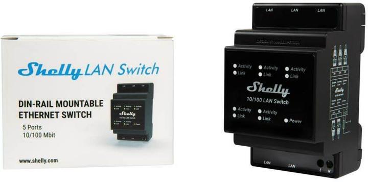 Actual product image Shelly LAN Switch (5 Ports)