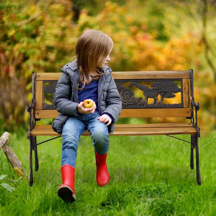 Actual product image Relaxdays Children garden bench