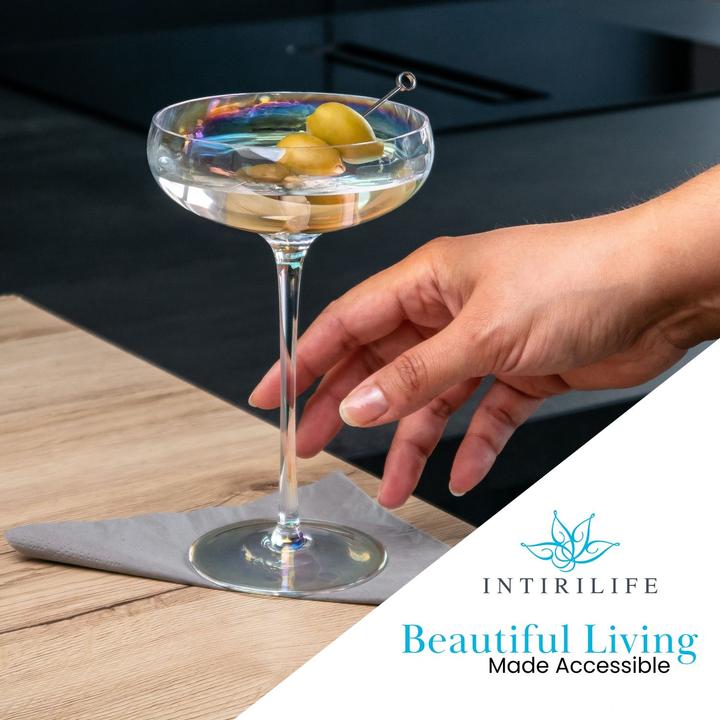 Produktbild Intirilife Martini Cocktail Glas 140 ml (1.40 dl, 1x, Martini Gläser)