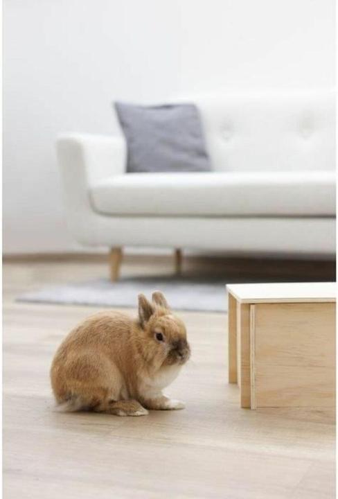 Productafbeelding Kerbl Knaagdierenhuis naturel 38 x 23 x 19 cm