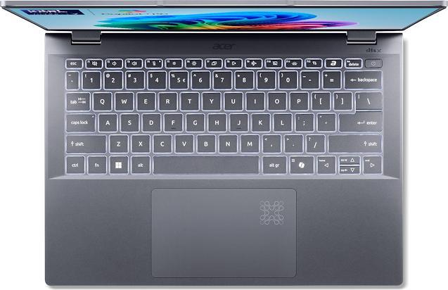 Image du produit Acer Swift 14 AI COPILOT+ Intel Core Ultra 7 256V 16GB Intel Arc Graphics 1TB 14" WUXGA Windows 11 (14", 1000 Go, 16 Go, IT, Intel Core Ultra 7 256V)