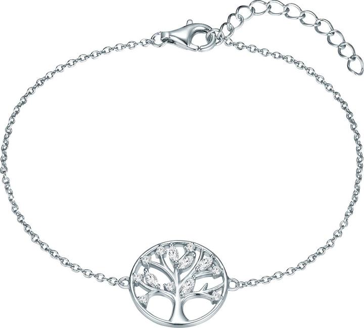 Produktbild Rafaela Donata Damen Baum des Lebens Sterling Silber Zirkonia Silber 17,0 cm Basislänge + 3,0 cm Verlängerung - 337 (17 cm, Sterling Silber rhodiniert)