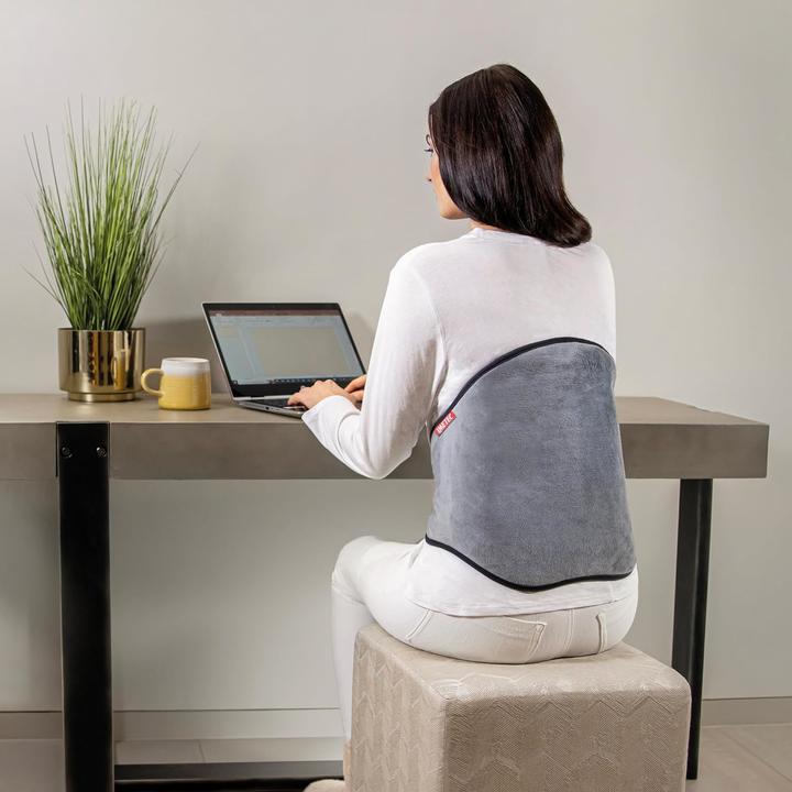 Actual product image Imetec Intellisense Lumbar, thermal lumbar cushion with elastic band, Rapido