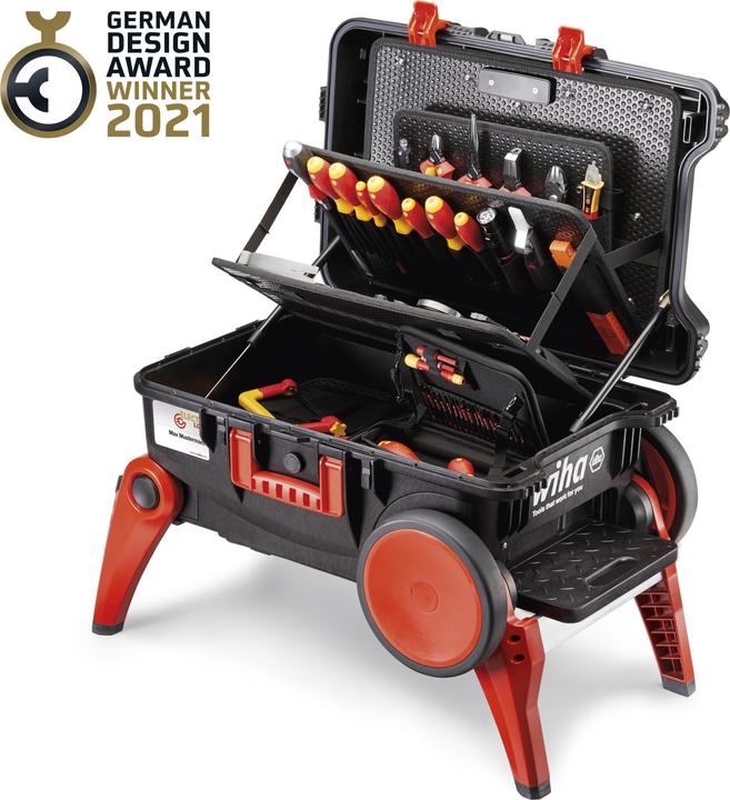 Actual product image Wiha Tool case set XXL III electric I 104-piece I Electrician's tool case I Tool box (106 pieces)