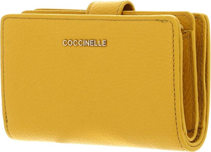 Actual product image Coccinelle Metallic Soft Mini Wallet Grained Leather
