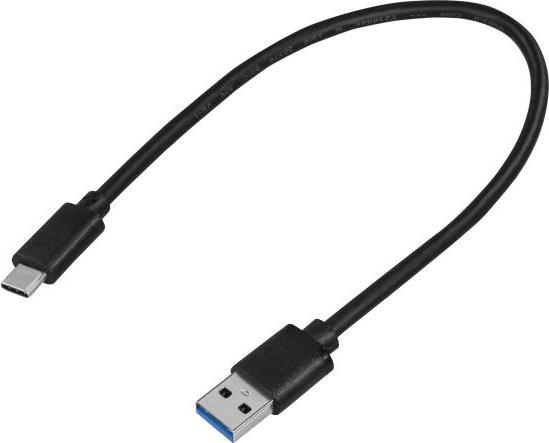 Actual product image Hapena USB-C adapter cable 31131201021m USB 3.0 plug (1 m, USB 3.2 Gen 1)