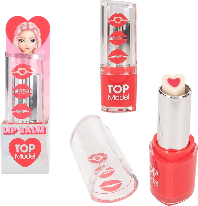 Produktbild Top Model Topmodel - Heart in Heart Lipbalm - Pink, Red - 3.7 grams