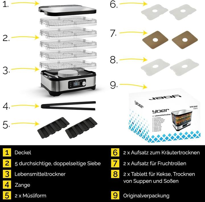 Image du produit Yoer VitaSave FD01S
