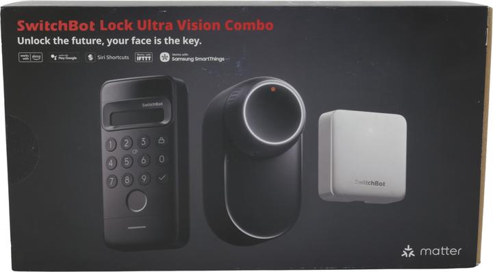 Actual product image SwitchBot Ultra Vision Bundle (Bluetooth, Electronic numerical code, Face recognition, Fingerprint, Key, Key card)
