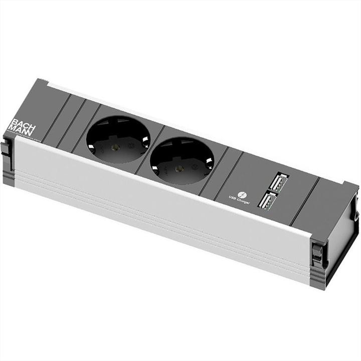 Produktbild Bachmann CONI 2xSchuko 1xUSB Charger (2 x, CEE 7/3, 0.20 m)