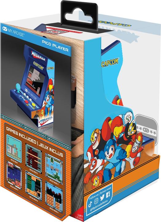 Image du produit MyArcade My Arcade Mega Man Pico Player Portable Retro Arcade (6 JEUX EN 1)