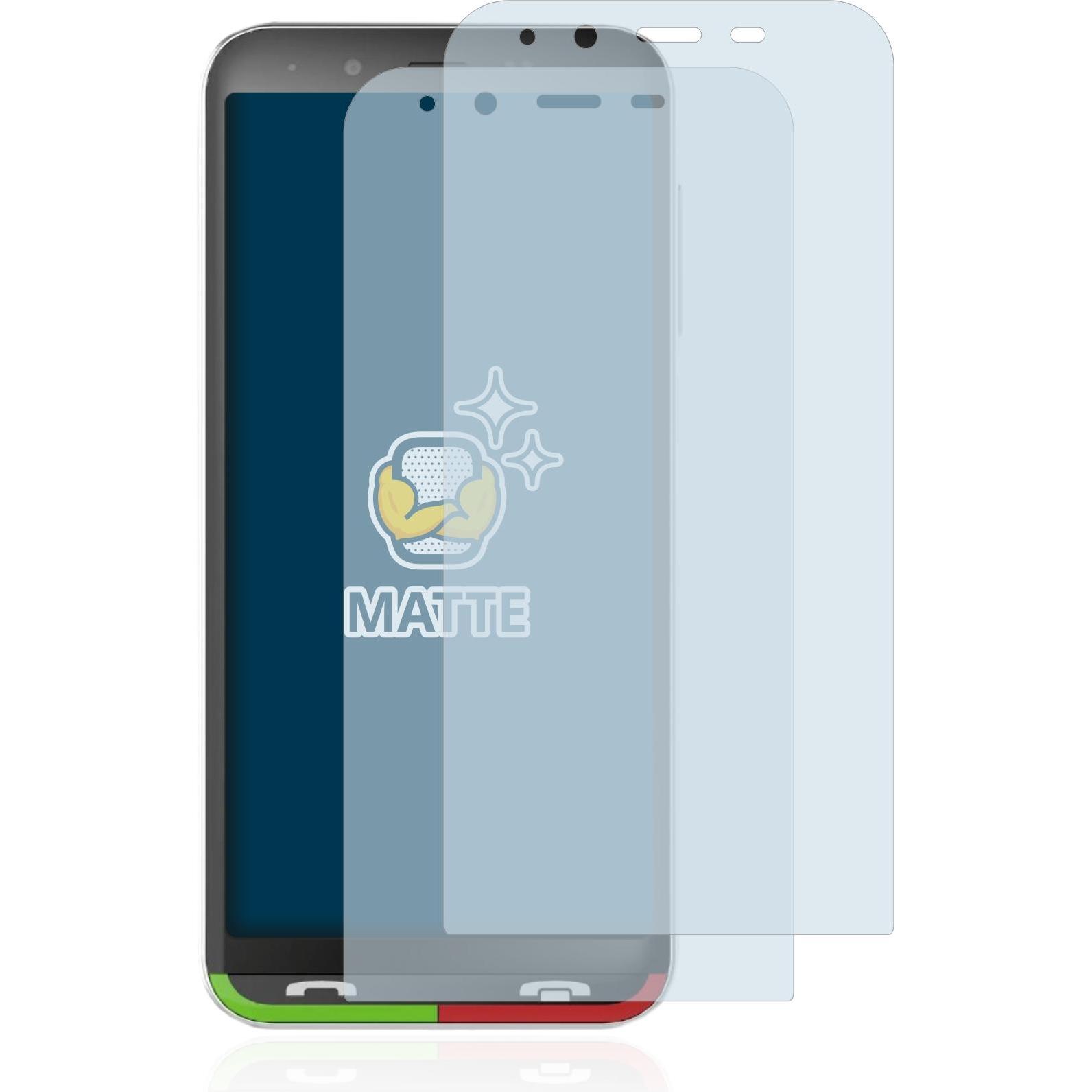 Thumbnail - BROTECT Entspiegelungs-Schutzfolie Displayschutz Matt (2 Stück, Emporia SUPEReasy), Smartphone Schutzfolie, Grau