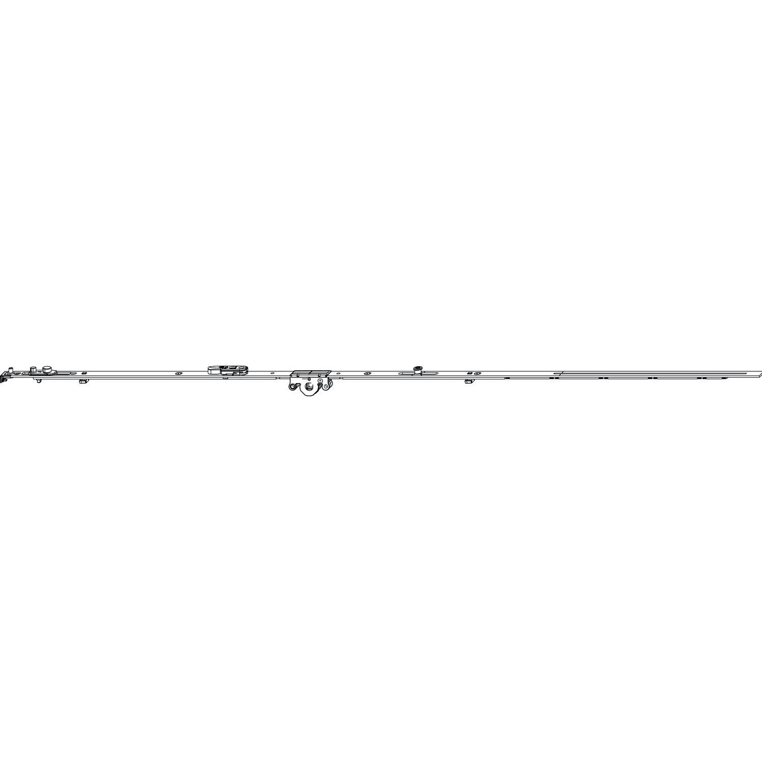 Maco, Türbeschlag + Scharnier, MM DK-Getriebe fix, Kippschwinge, DM 15 mm, 1iS, FFH 841-1090 mm (209373)