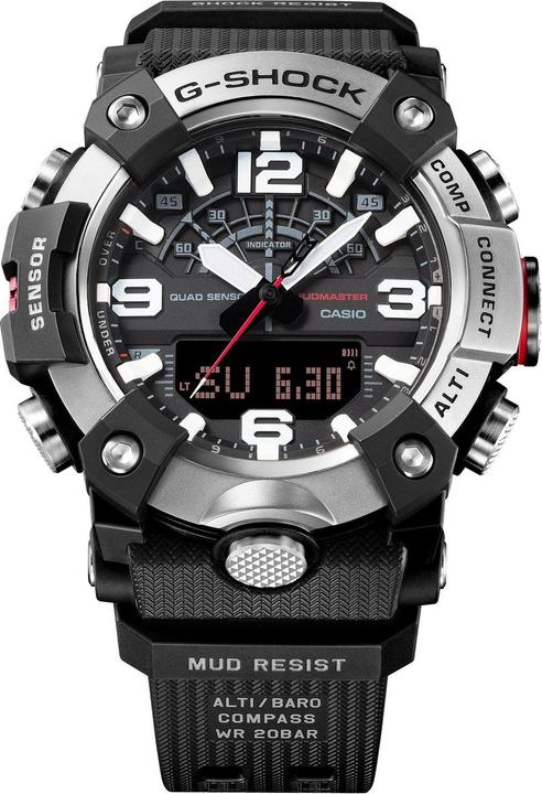 Produktbild Casio GG-B100XM-1AER (Analoguhr, Chronograph, Digitaluhr, Schrittzähler, 53 mm)