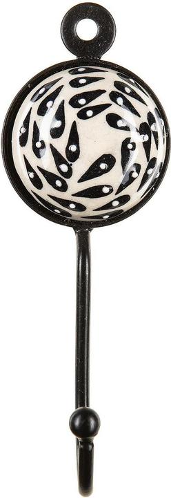 Actual product image Tranquillo Wall Hook Hand Painted Beige/Black