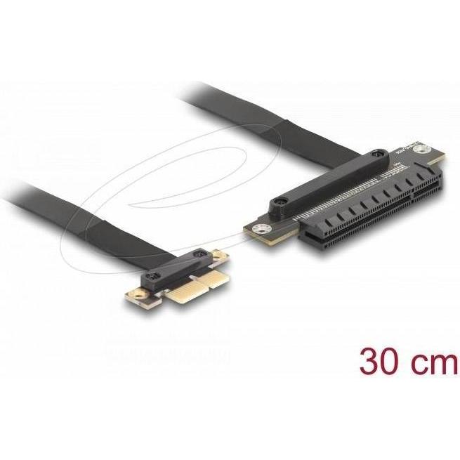 Delock Riser Karte PCI Express 3.0 x1 Stecker zu x8 Slot mit, Mainboard Zubehör