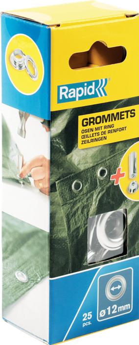 Produktbild Rapid Ösen mit Ring Ø 23 x 12 mm