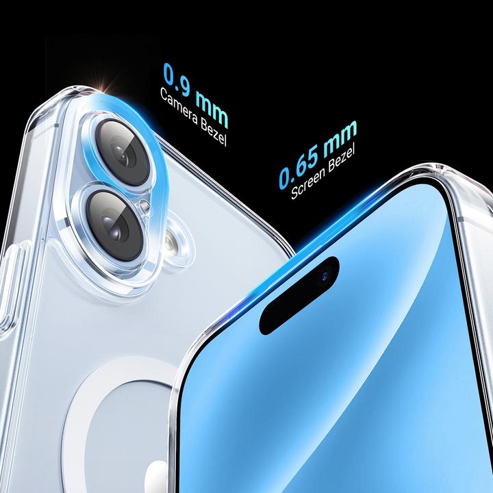 Actual product image Ugreen Classy Clear Magnetic iPhone 16 Case - Transparent (Apple iPhone 16)