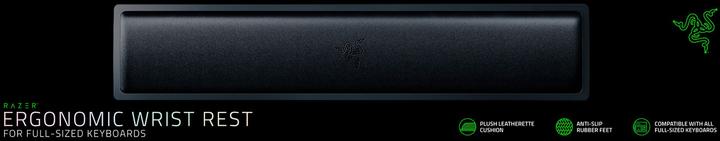 Actual product image Razer Ergonomic Wrist Rest For Full-sized Keyboards