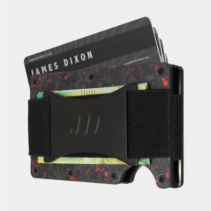 Actual product image James Dixon Forged Carbon - Matt Black Red - Money Band