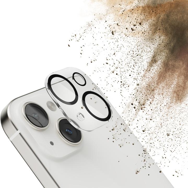 Immagine prodotto Hama Vetro di protezione della fotocamera per Apple iPhone 15/15 Plus, temprato, trasparente (1 pz., Apple iPhone 15, Apple iPhone 15 Plus)