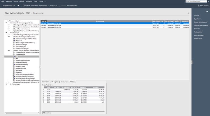 Produktbild Lexware anlagenverwaltung 2023 1 license(s) (1 User, 12 Monate)