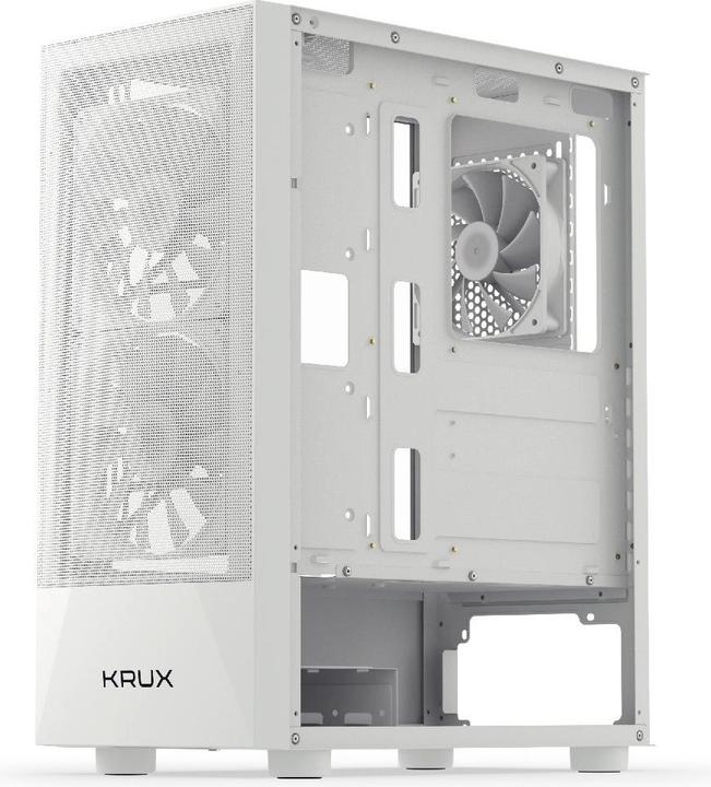 Produktbild Krux Vako White RGB (KRXD005) (ATX, mATX, Micro-ITX)