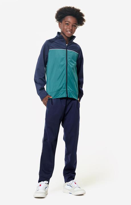 Produktbild Decathlon Trainingsanzug Kinder zweifarbig - grün/blau (140)