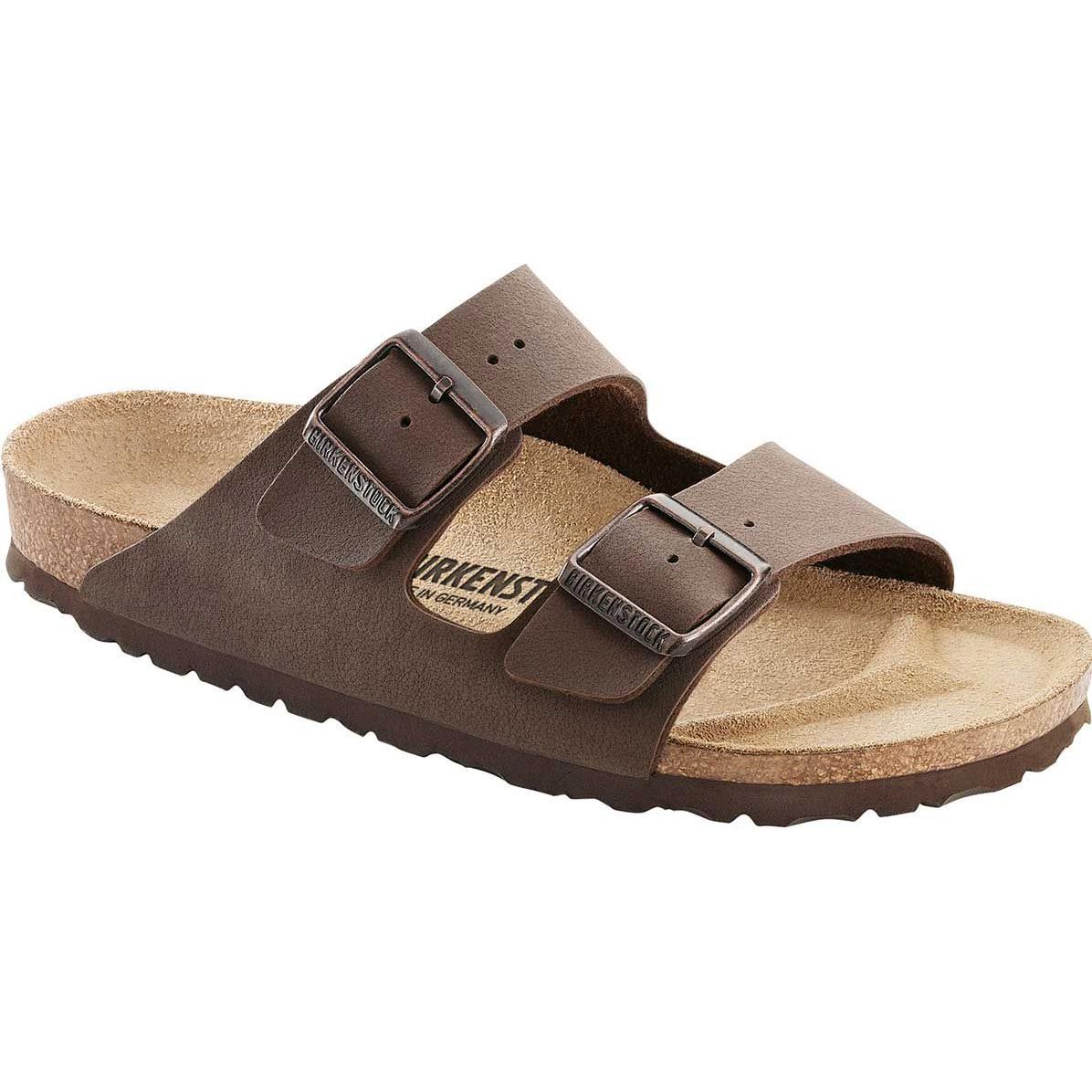 Birkenstock, Unisex, Sandalen, Arizona Birko-Flor Nubuk schmal, Braun, (37)