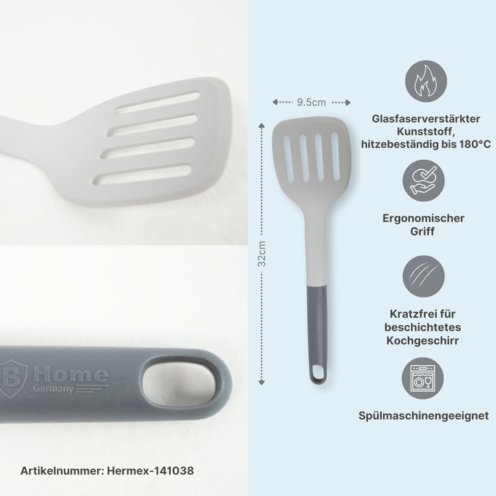 Actual product image B-Home 10-tlg. Küchenhelfer-Set Küchenutensilien Kochutensilien Kochbesteck