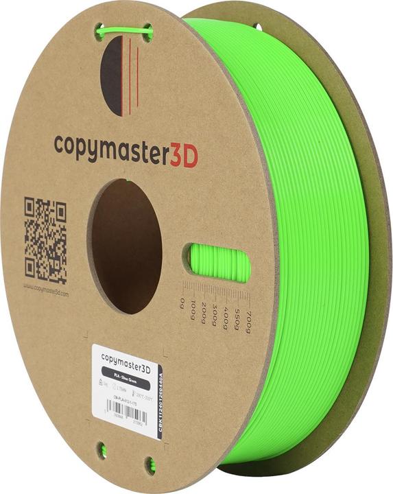 Image du produit Copymaster3D PLA Filament for 3D Printer, 1.75 mm, Neon Green (PLA, 1.75 mm, 1000 g, Vert)