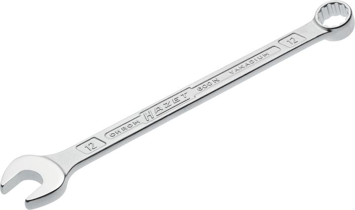 Image du produit HAZET Clé mixte 600N-12 ∙ Profil Traction à 12 pans extérieurs ∙ 12 mm (12 mm)