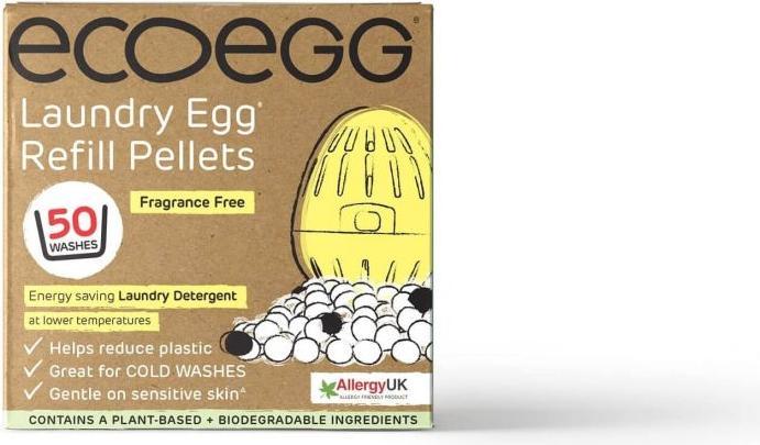 Image du produit Ecoegg Waschei Refill Fragrance Free (50 Cycles de lavage, Perles à linge)