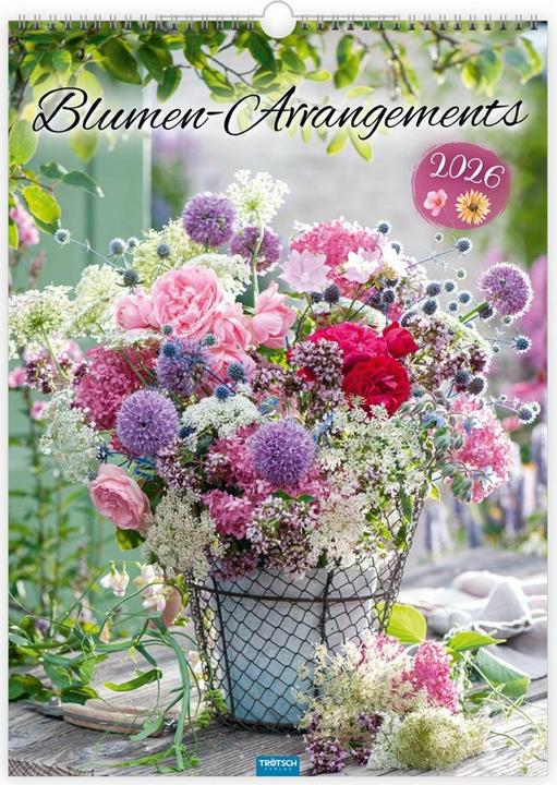 Produktbild Trtsch Grobildkalender Blumen-Arrangements 2026