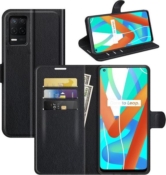 Produktbild MU Classic Litchi Leder Bookcover Series (Realme 8 5G)