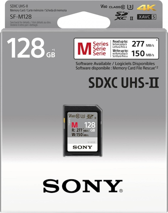 Produktbild Sony SF-M Series UHS-II (128 GB, SDXC, U3, UHS-II)