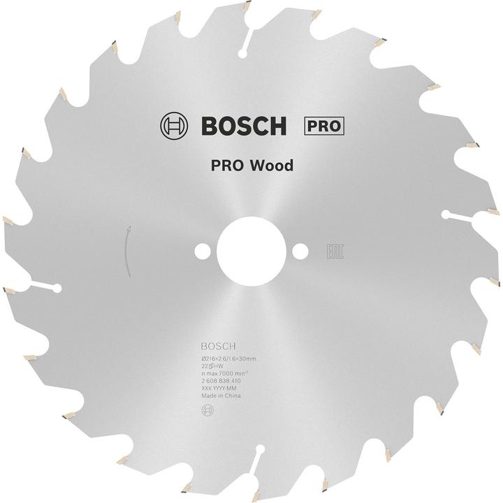 Actual product image Bosch Professional Zubehör PRO Wood circular saw blade, 216 x 2.6 x 30 mm