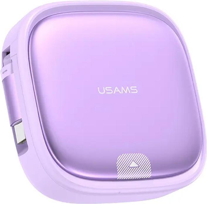 Produktbild Usams Kabel rozwijany 3w1 z pudełkiem MicroUSB/USB-C/Lightning 60W fioletowy/purple SJ650USB03 (US-S (1 m, 60 W)