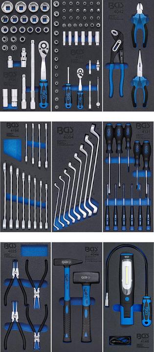 Produktbild BGS Werkstattwagen 7 Schubladen mit 120 Werkzeugen (120x)