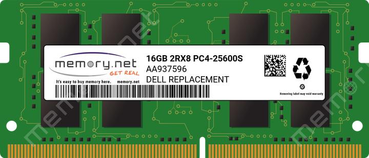 Image du produit Dell DDR4 RAM AA937596 SNPWTHG4C/16G 1x 16 (1 x 16GB, 3200 MHz, RAM DDR4, SO-DIMM)