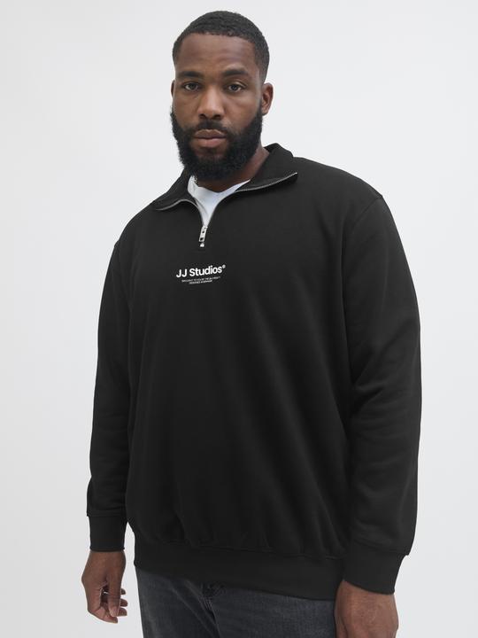 Actual product image Jack & Jones Jjesoho Sweat Quarter Zip Hn Noos Pls (8XL)
