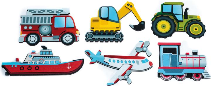 Produktbild Eduplay Magnetpuzzle Transport (6 Teile)