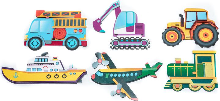 Produktbild Eduplay Magnetpuzzle Transport (6 Teile)