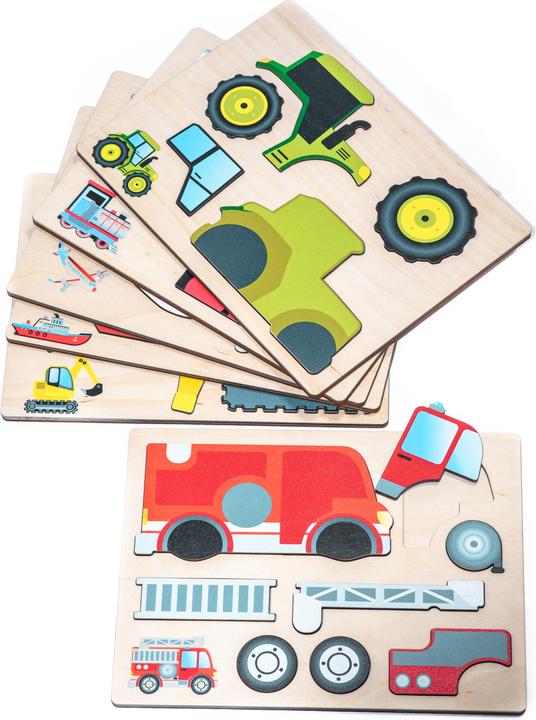Produktbild Eduplay Magnetpuzzle Transport (6 Teile)
