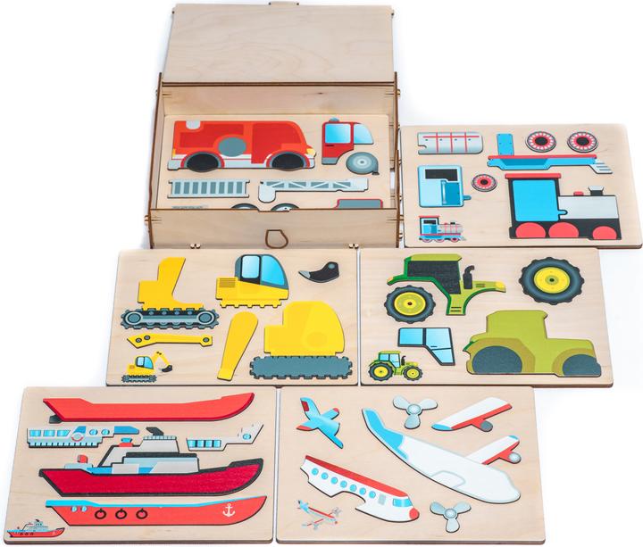 Produktbild Eduplay Magnetpuzzle Transport (6 Teile)