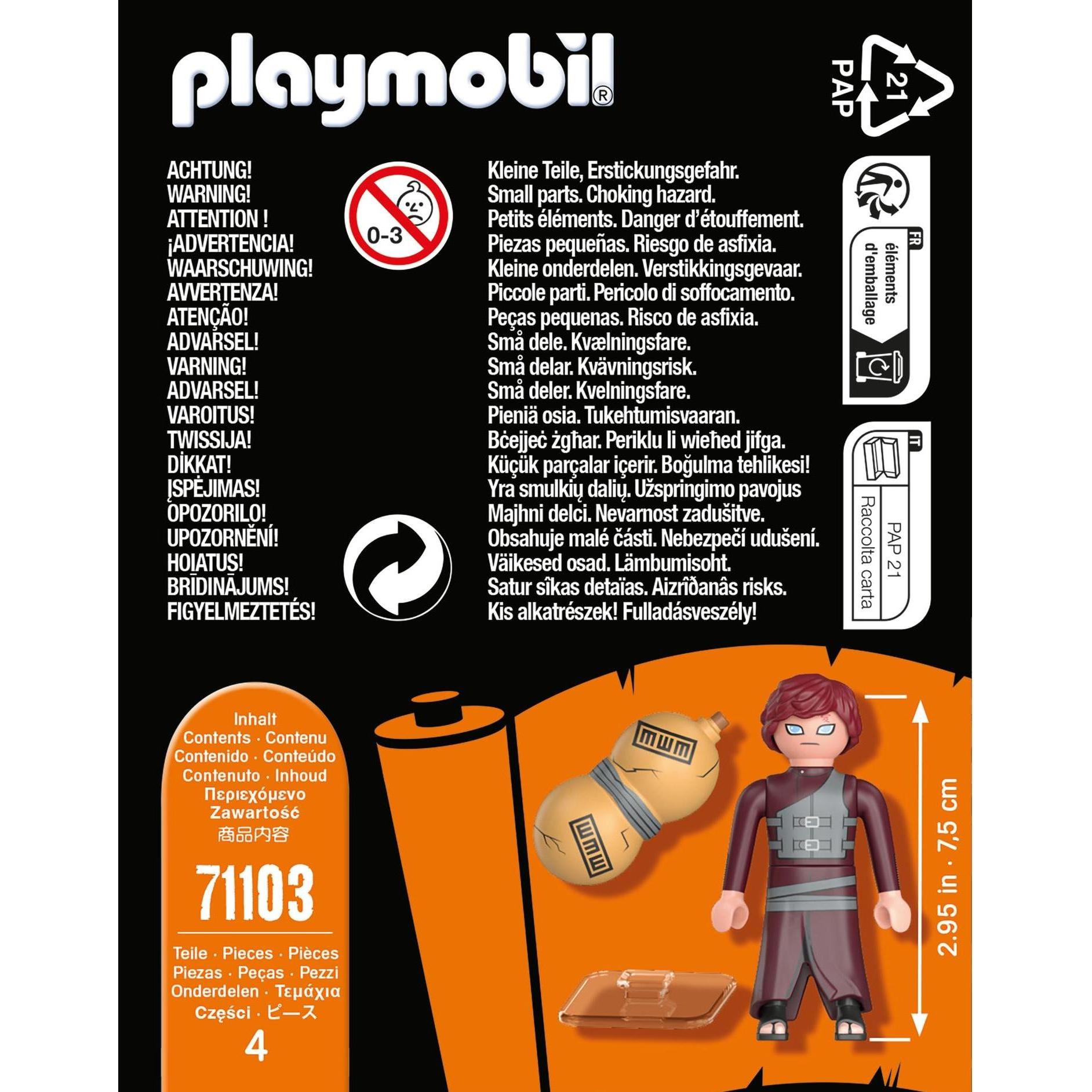 Thumbnail - Playmobil Gaara (71103, Playmobil Naruto)