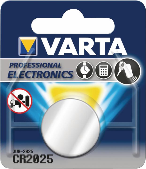 Produktbild Varta Electronics CR2025 (1 Stk., CR2025, 165 mAh)