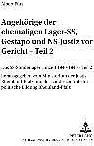 Produktbild Das SS-Sonderlager/KZ Hinzert 1940-1945. Teil 2 (Deutsch, Albert Pütz, Ministerium der Justiz, 2001)