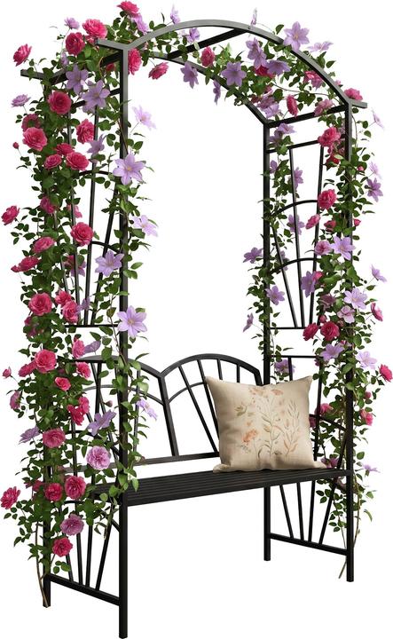 Produktbild Relaxdays Rosenbogen